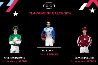 Classement des jockeys dans le Championnat Epiqe Series - PC Boudot en tête